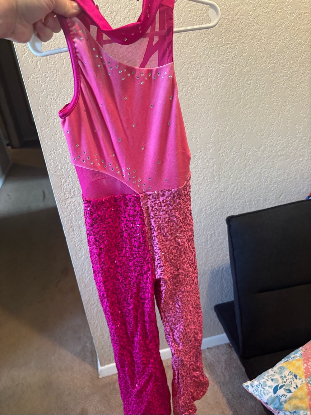 Weissman Elite Pink Sequin Dance Costume